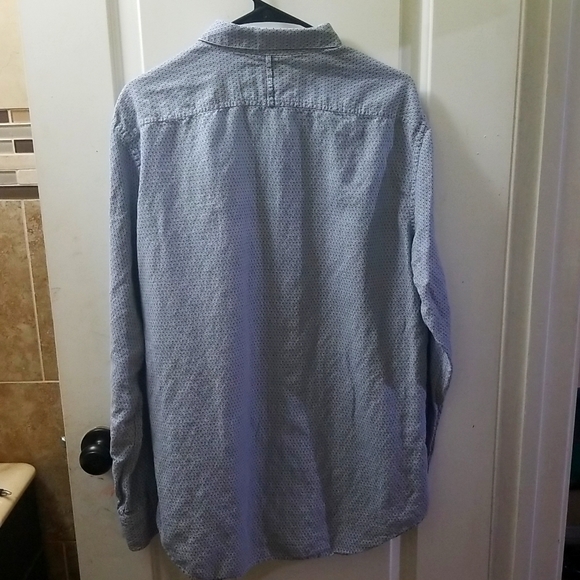 Banana republic, Size - L, Color - Blue with silver pattern - Picture 2 of 6